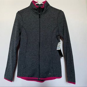 Head | NWT Grey and Pink Athletic Zip Up